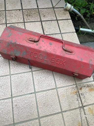 中身入り ヴィンテージ 工具箱 ツールボックス