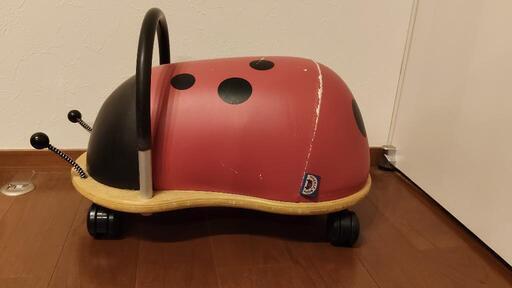 【乗用玩具】ウィリーバグ（てんとう虫）Lサイズ / 対象年齢2.5才〜5才の写真4枚目