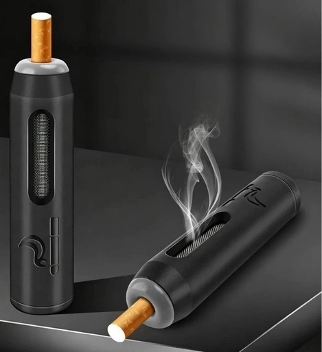 【新品】携帯灰皿 3種アダプター付き コンパクト 灰収納容器