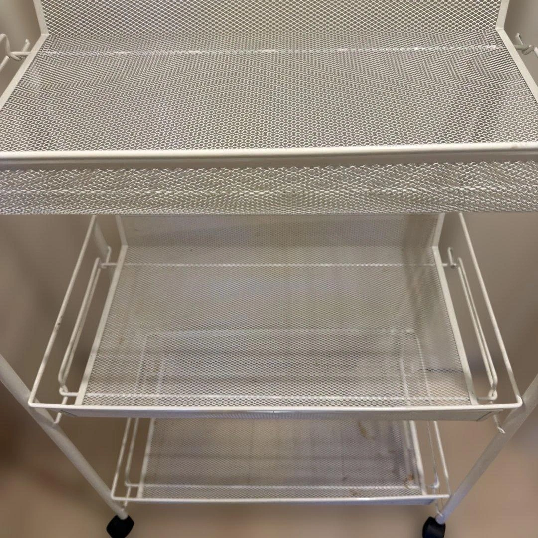IKEA HORNAVAN ホールナヴァン ワゴン ホワイトの写真3枚目