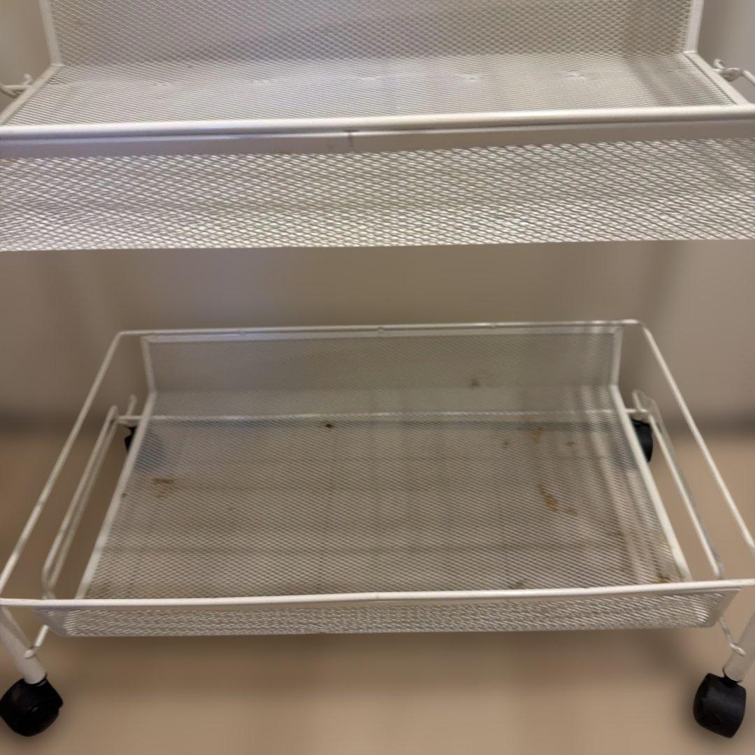 IKEA HORNAVAN ホールナヴァン ワゴン ホワイトの写真4枚目