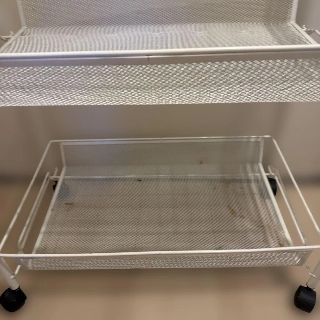 IKEA HORNAVAN ホールナヴァン ワゴン ホワイトの写真4枚目