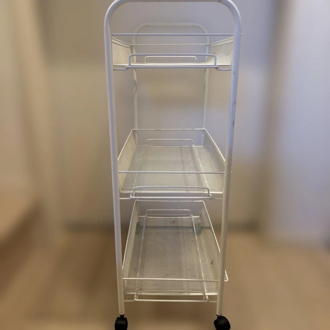 IKEA HORNAVAN ホールナヴァン ワゴン ホワイトの写真5枚目