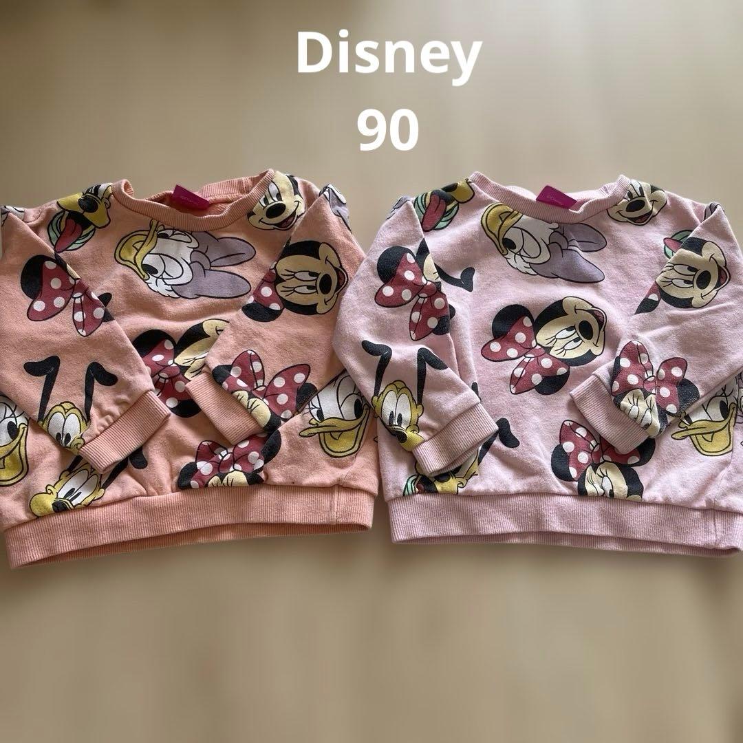 女の子Disney ベビー トレーナー まとめ売り 90cmの写真2枚目