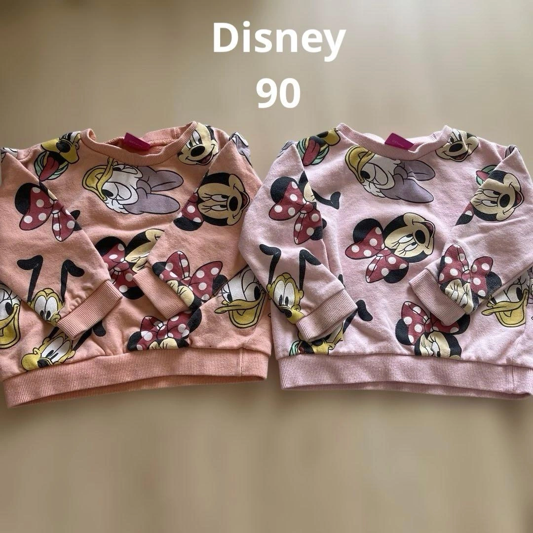 女の子Disney ベビー トレーナー まとめ売り 90cmの写真2枚目