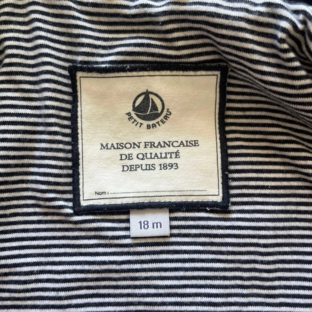 PETIT BATEAU ベビー ジャケット 18mの写真4枚目