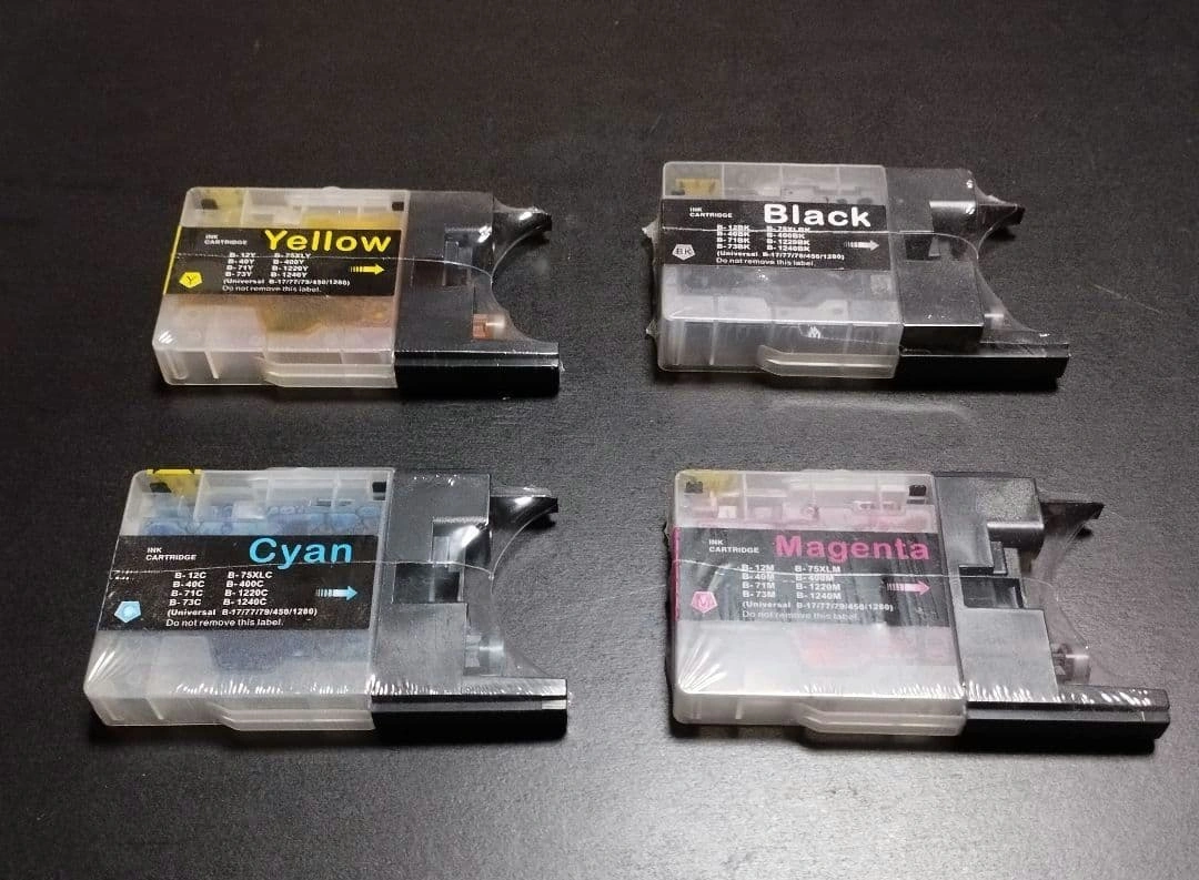 Brother インクカートリッジ 4色セット LC12 互換品