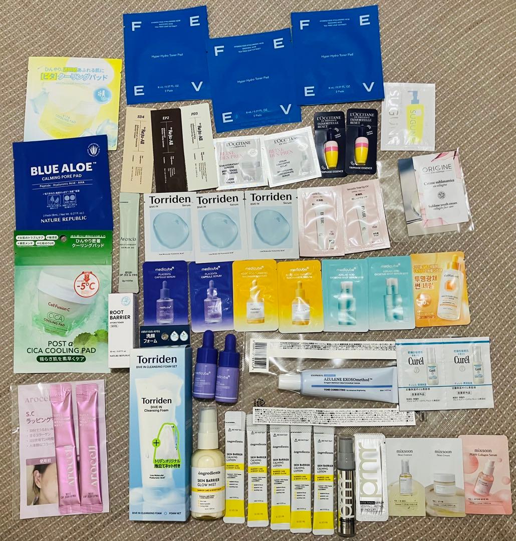 主に韓国コスメ スキンケア＆トナーパッド サンプルセット 8,000円以上相当☆
