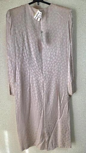 刺繍付きシルクドレス(L) 昭和 平成初期の写真3枚目