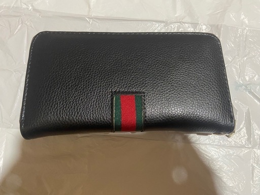新品　レザー　長財布の写真2枚目