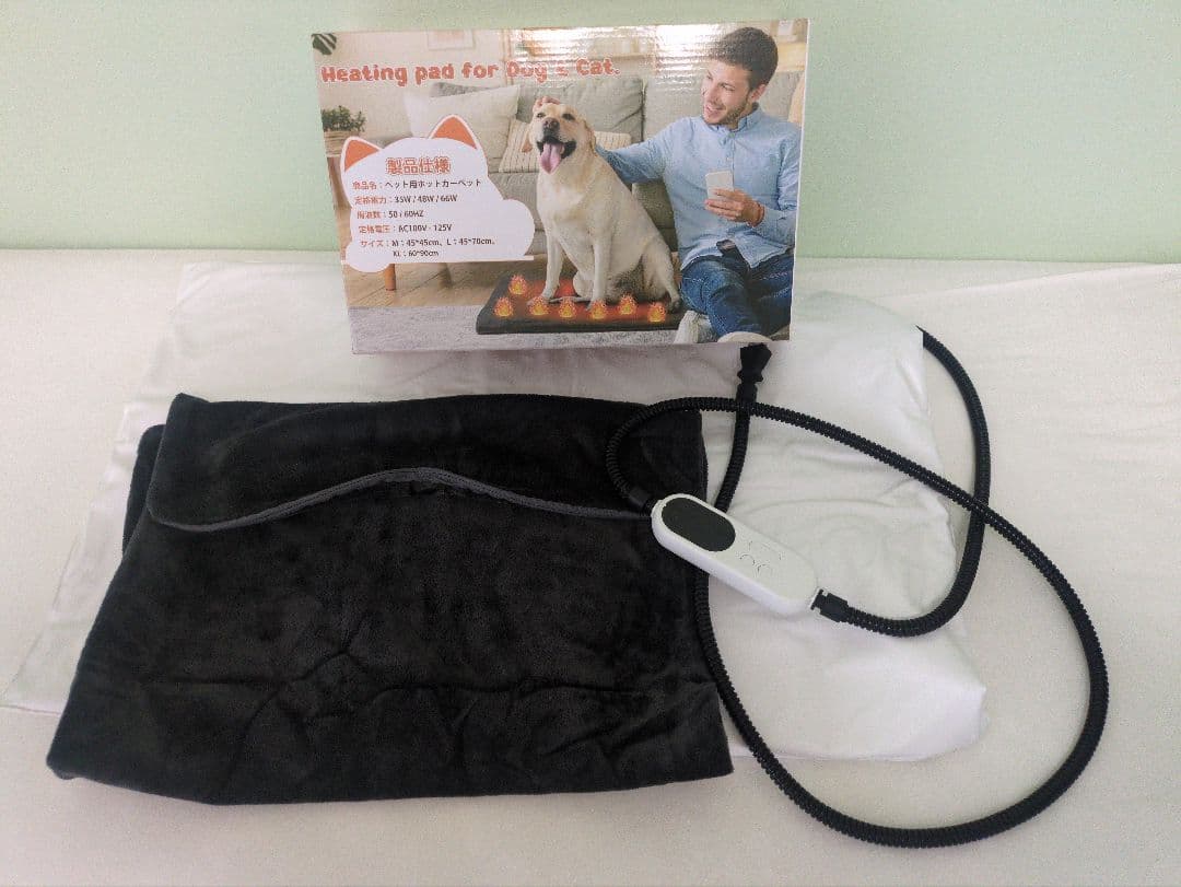 ★ほぼ未使用★ペット用ホットカーペット／45×70／犬猫用 防寒／の写真3枚目