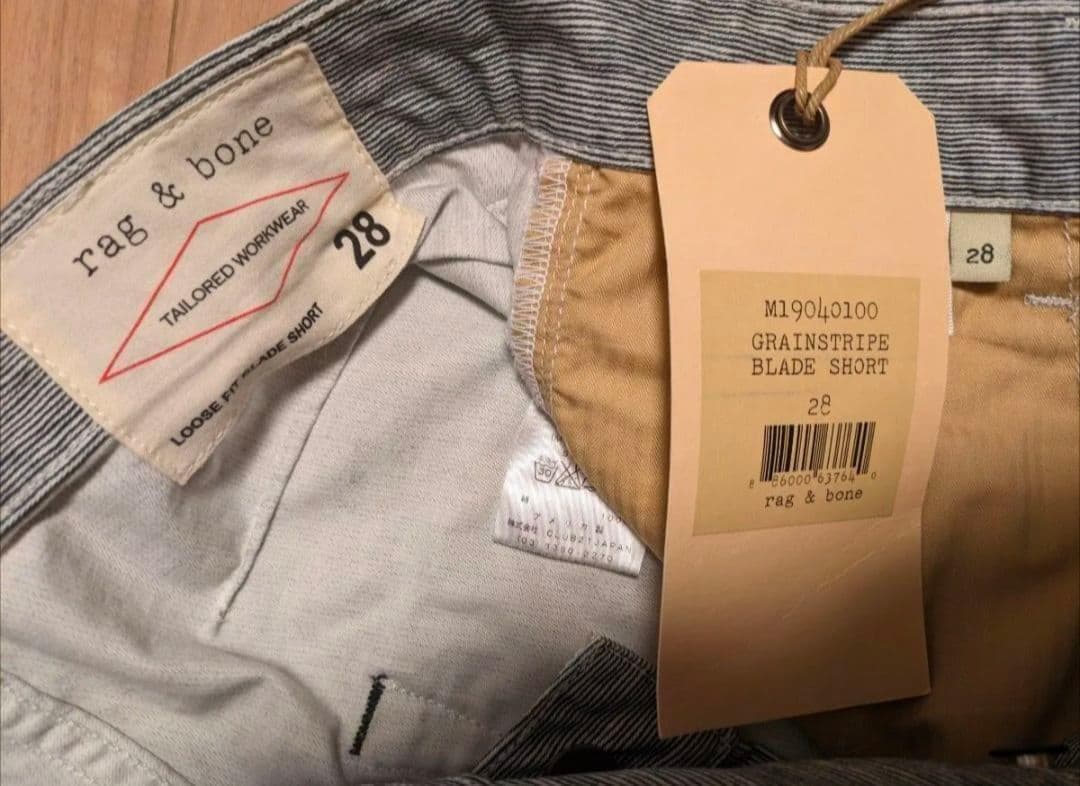 本日限り 美品タグ付き 定価2−3万円程 rag&bone ショートパンツ 28の写真3枚目