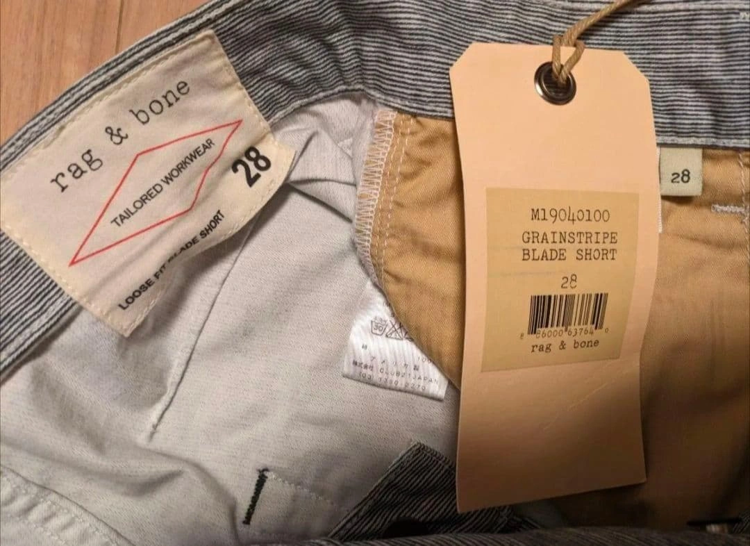本日限り 美品タグ付き 定価2−3万円程 rag&bone ショートパンツ 28の写真3枚目