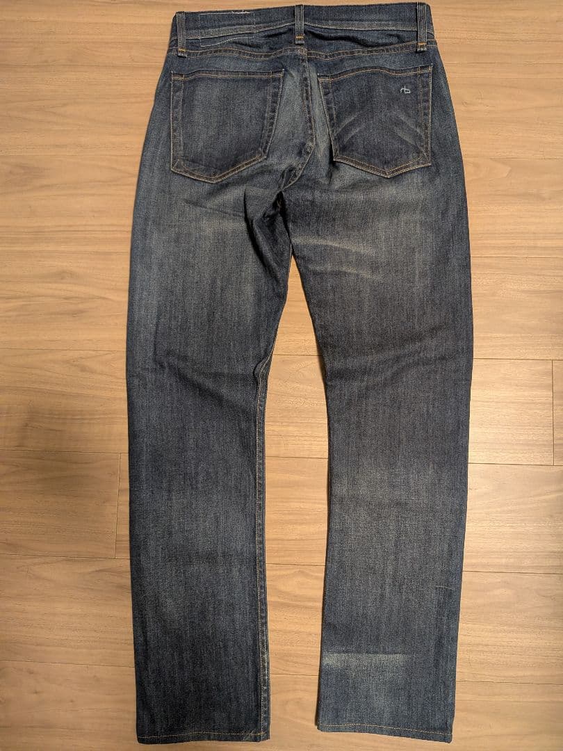 ほぼ未使用 定価3-4万円 rag&bone 28 fit3 ストレートデニム