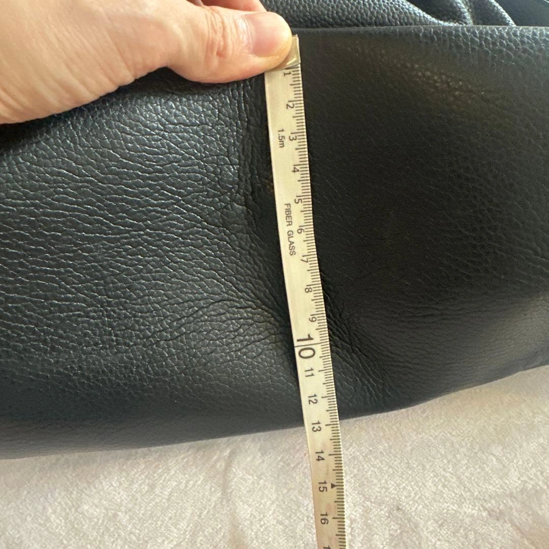 リュック バッグ 黒 革リュックの写真6枚目
