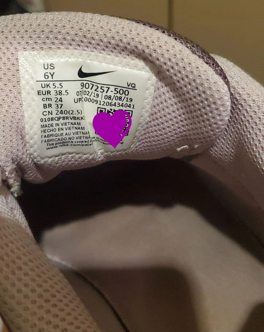 NIKE スニーカー パープル系 レディースの写真6枚目