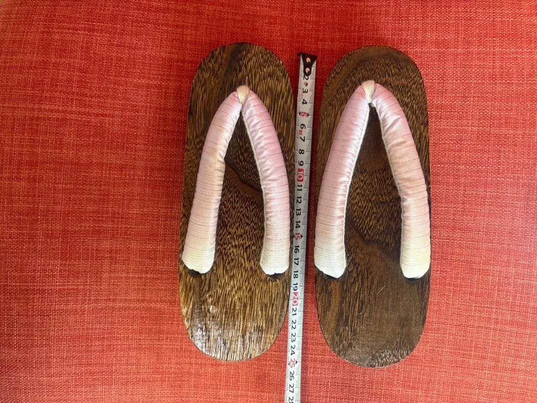 浴衣に最適 木目調 下駄の写真3枚目
