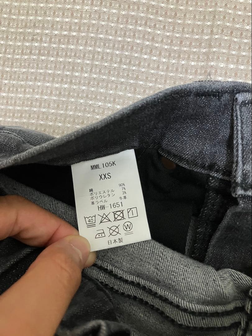 【定価27,500円】B’2nd別注SURTBig John黒ストレッチスキニーデニムの写真6枚目
