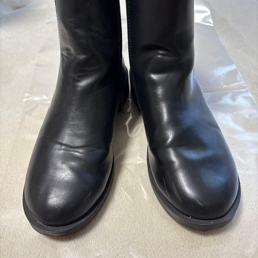 ZARA ザラ スタッズ付 ショートブーツ チェルシーブーツ 36の写真3枚目