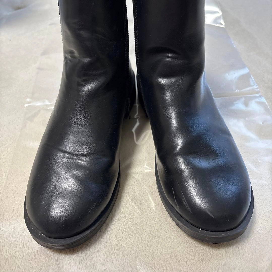 ZARA ザラ スタッズ付 ショートブーツ チェルシーブーツ 36の写真3枚目