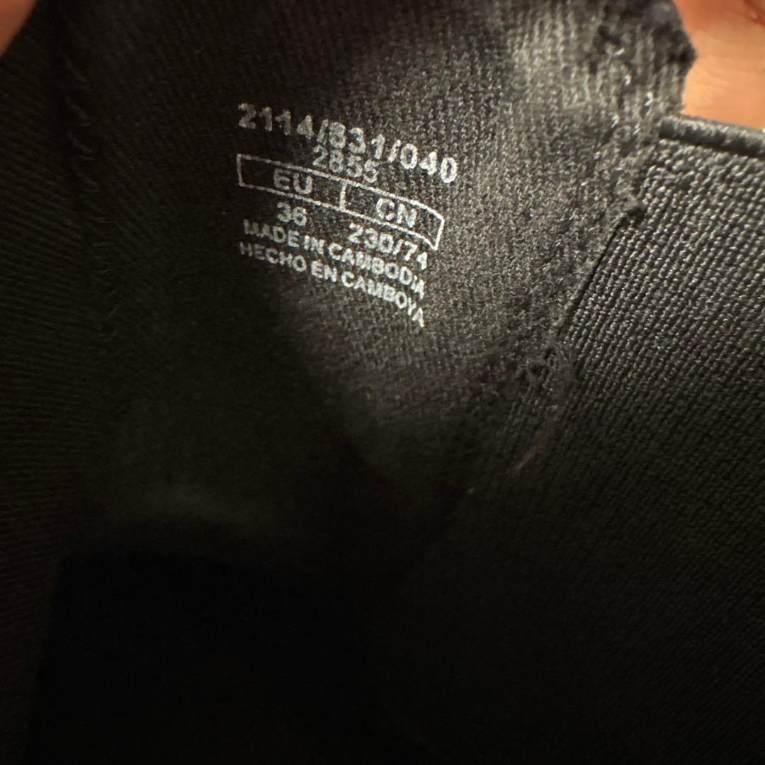 ZARA ザラ スタッズ付 ショートブーツ チェルシーブーツ 36の写真7枚目
