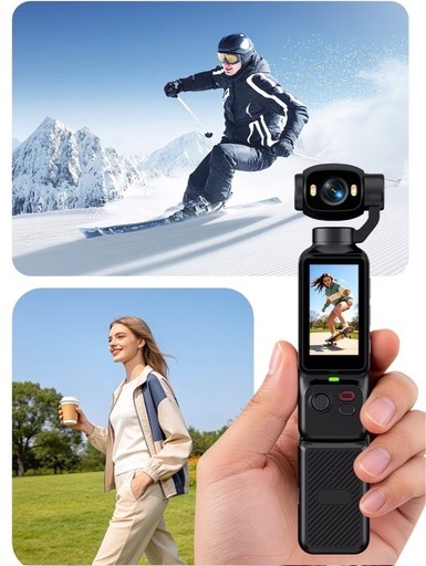 一番安い価格 4K ハンドジンバルカメラ 3軸スタビライザー アクションカメラ 新品未使用の写真4枚目