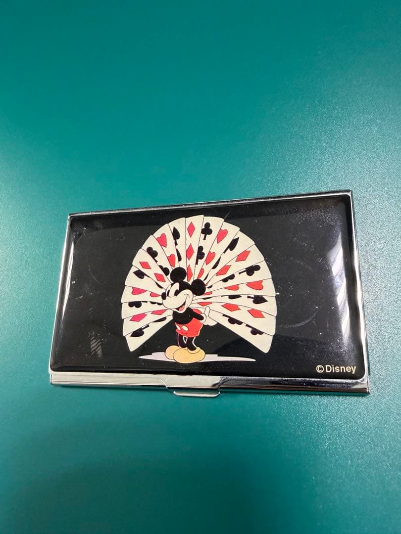 Disney ミッキーマウス トランプ柄 カードケース
