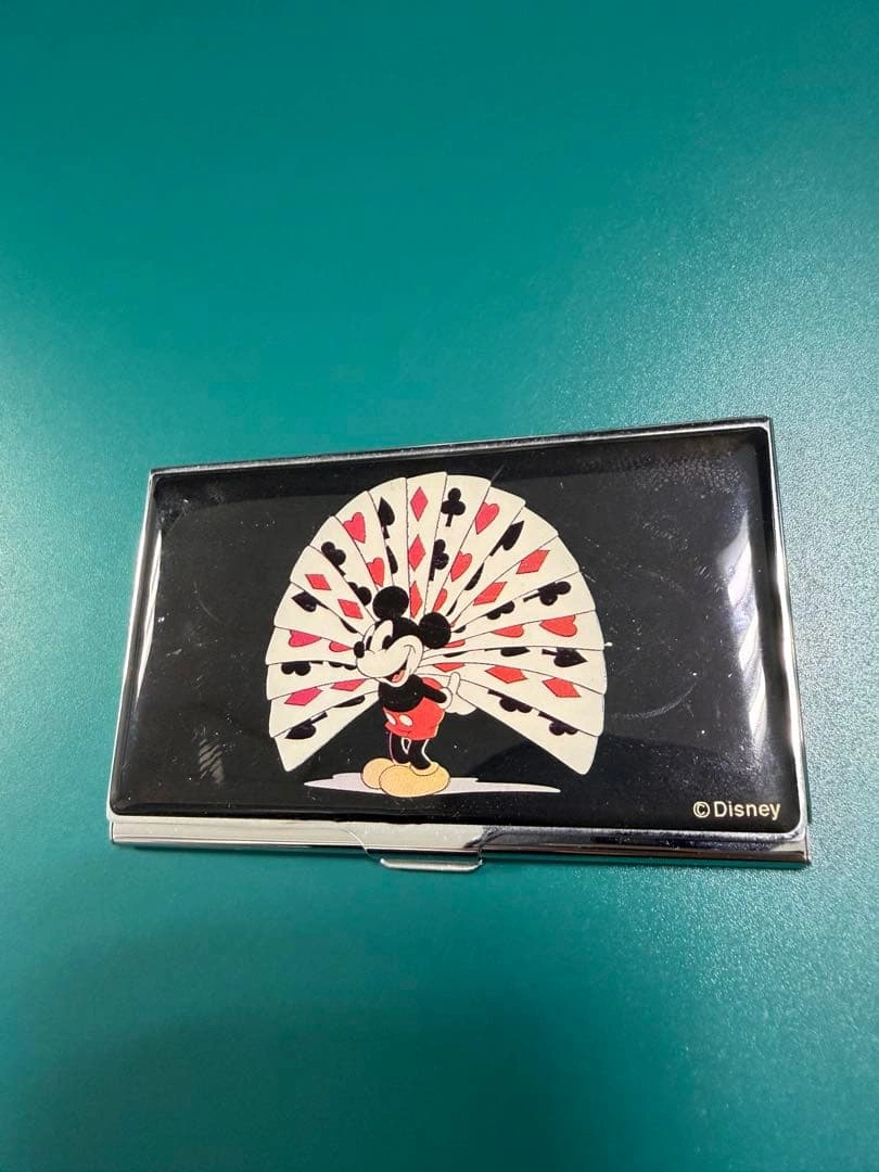 Disney ミッキーマウス トランプ柄 カードケース