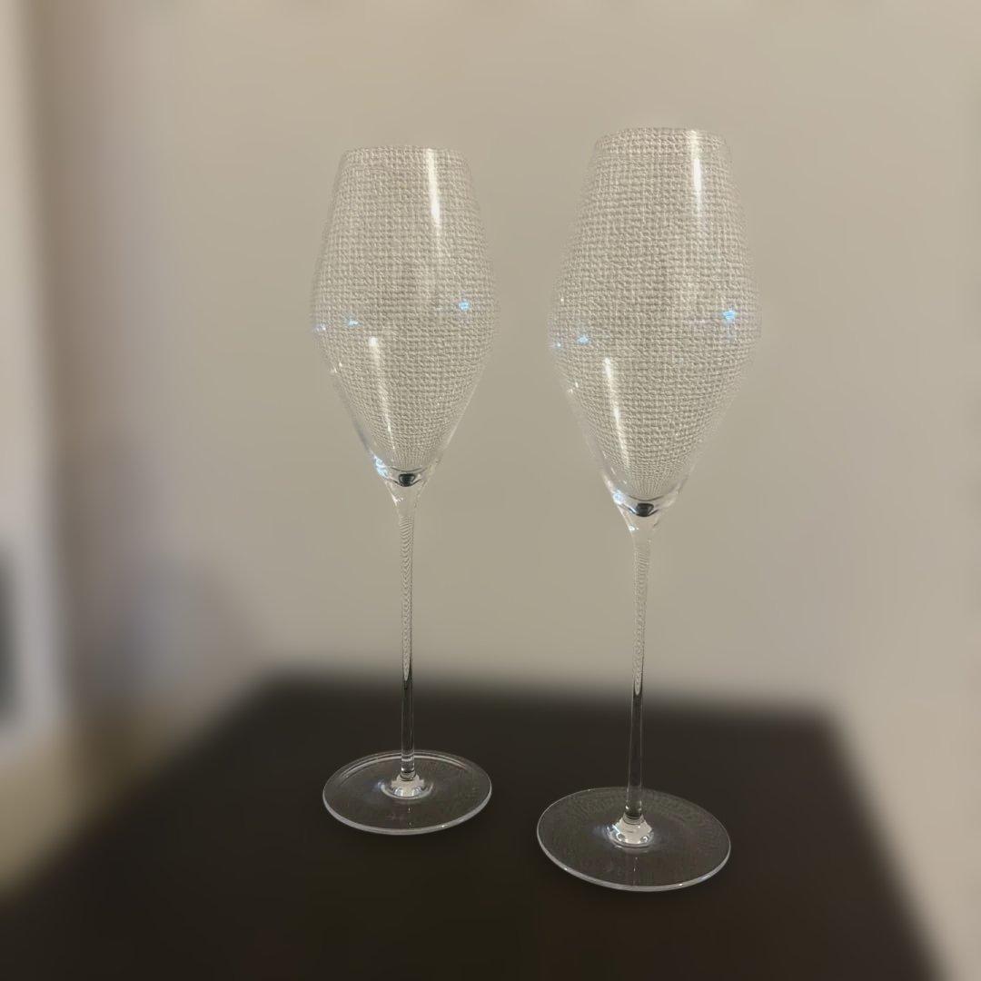 WINEX/HTT ソフィアフルート 2脚セット シャンパングラスの写真3枚目
