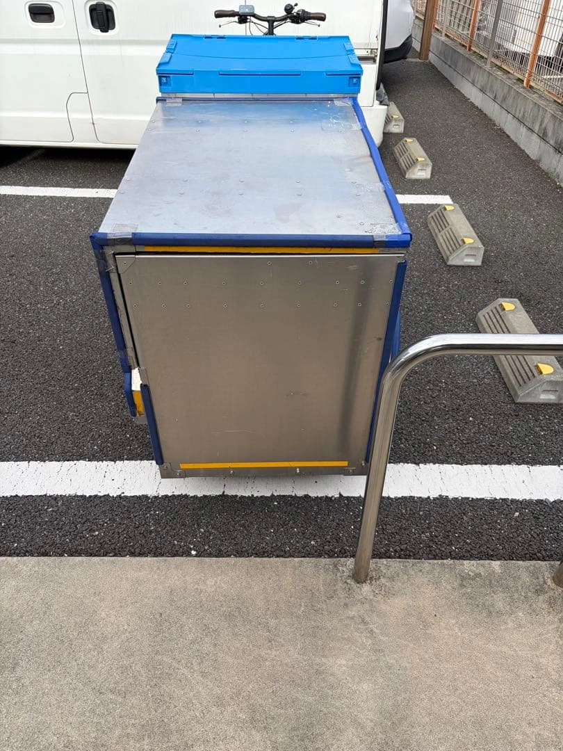 自転車用 牽引カーゴトレーラー 配送用ボックスの写真3枚目