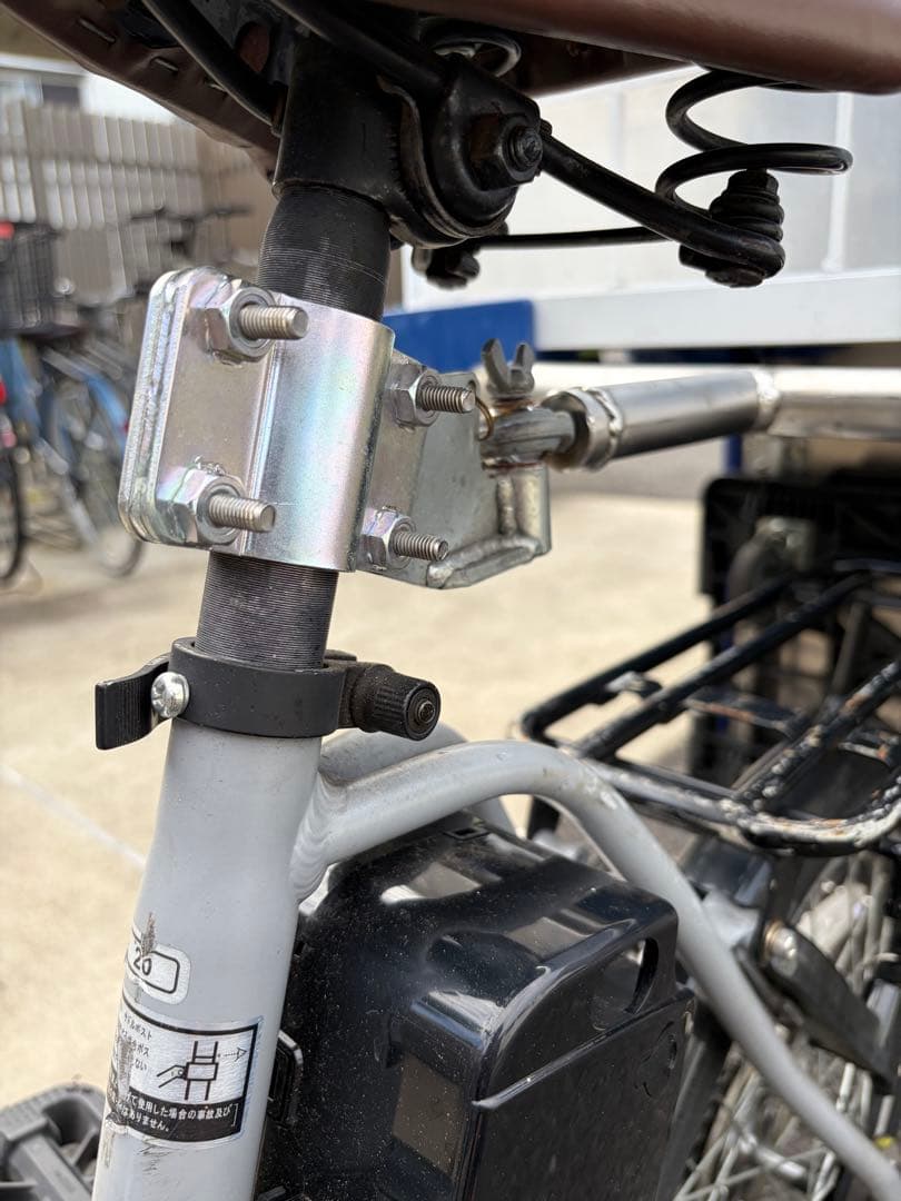 自転車用 牽引カーゴトレーラー 配送用ボックスの写真6枚目