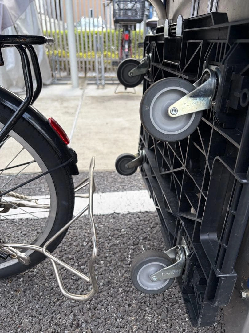 自転車用 牽引カーゴトレーラー 配送用ボックスの写真7枚目