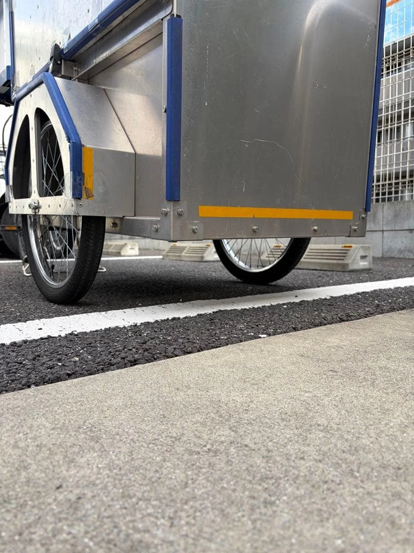 自転車用 牽引カーゴトレーラー 配送用ボックスの写真9枚目