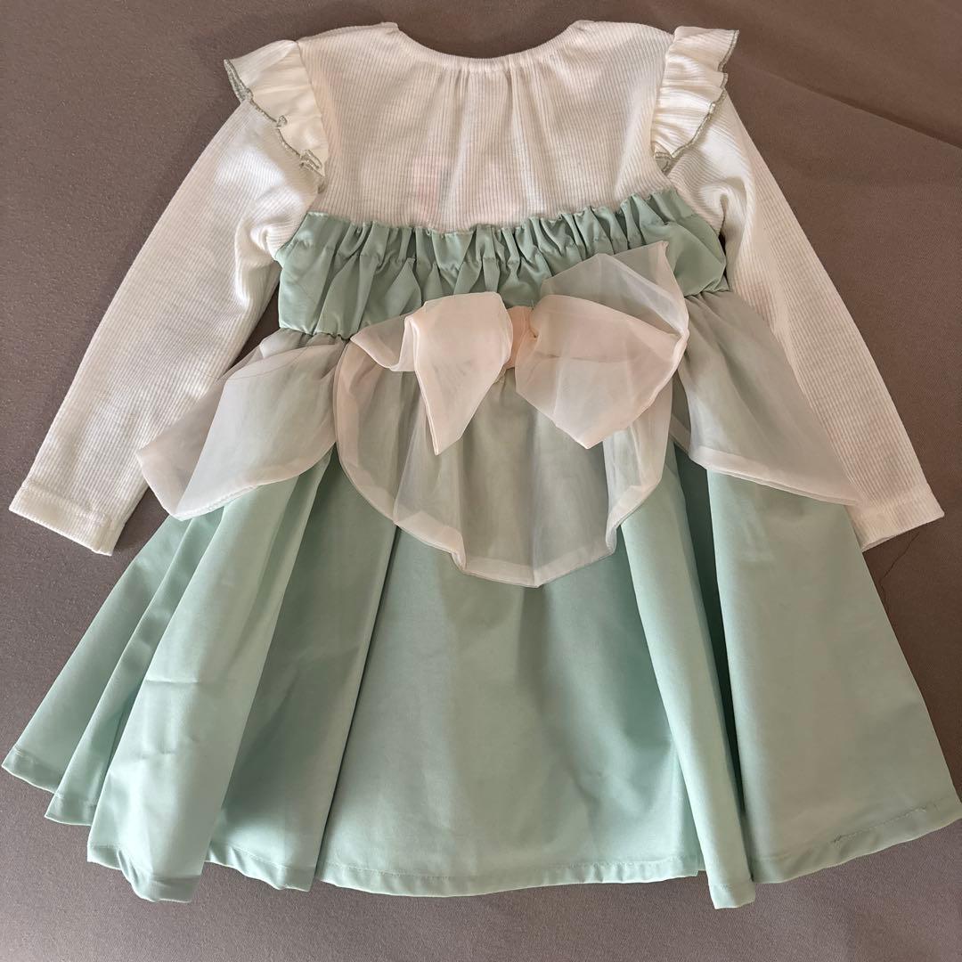 新品★しまむら RELA ティンカーベル　ワンピース　90の写真2枚目
