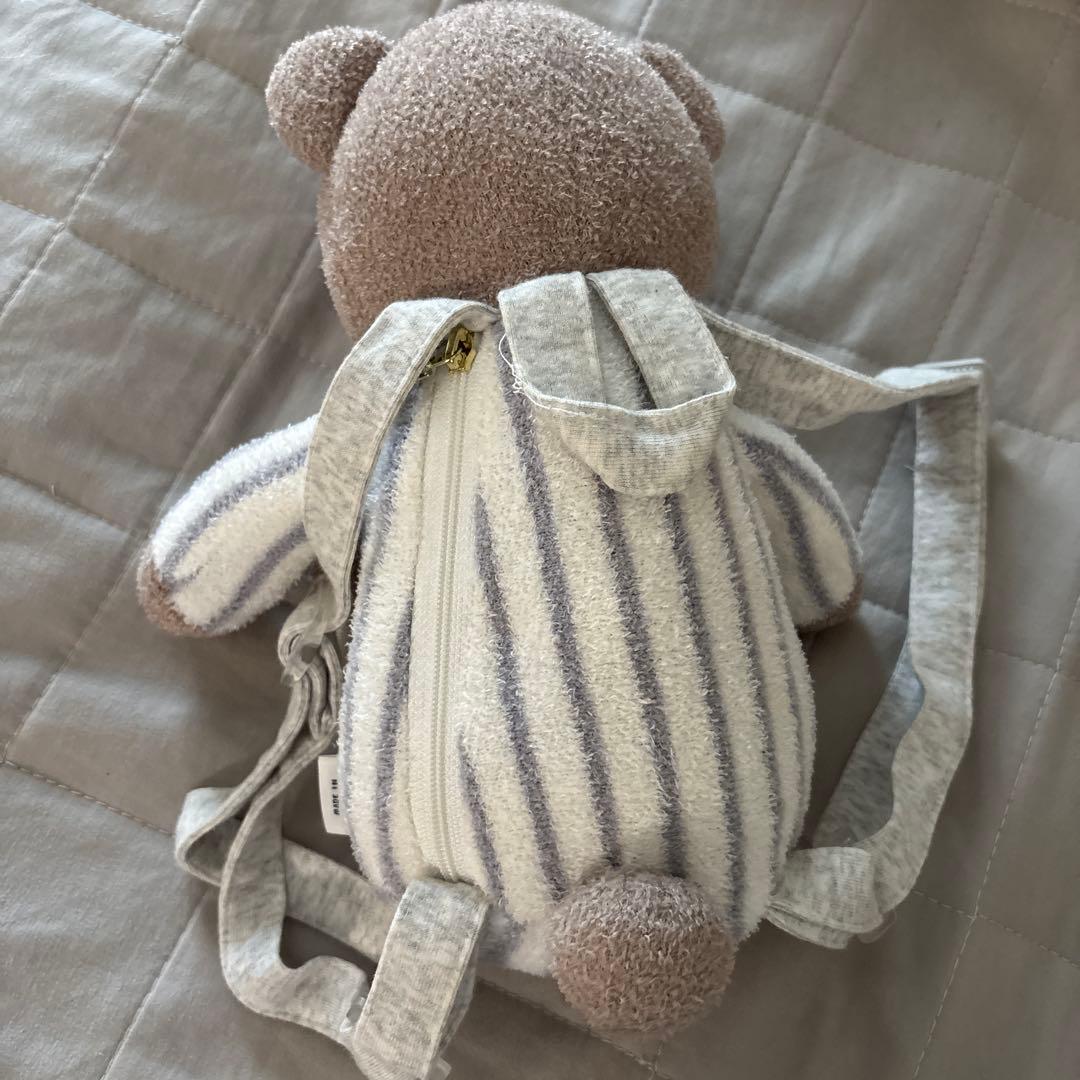 ジェラピケ★美品　くまリュックの写真3枚目