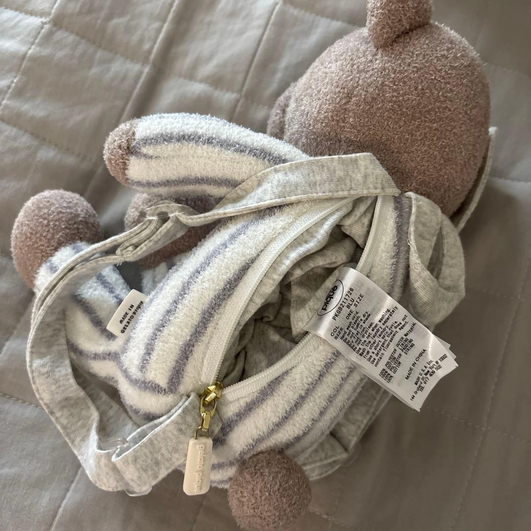 ジェラピケ★美品 くまリュックの写真4枚目