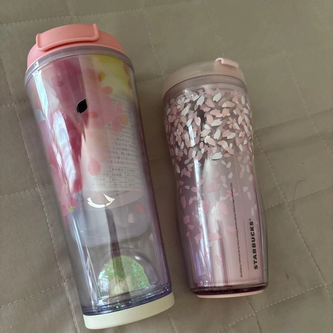 美品★スタバ 桜タンブラー 2点セット