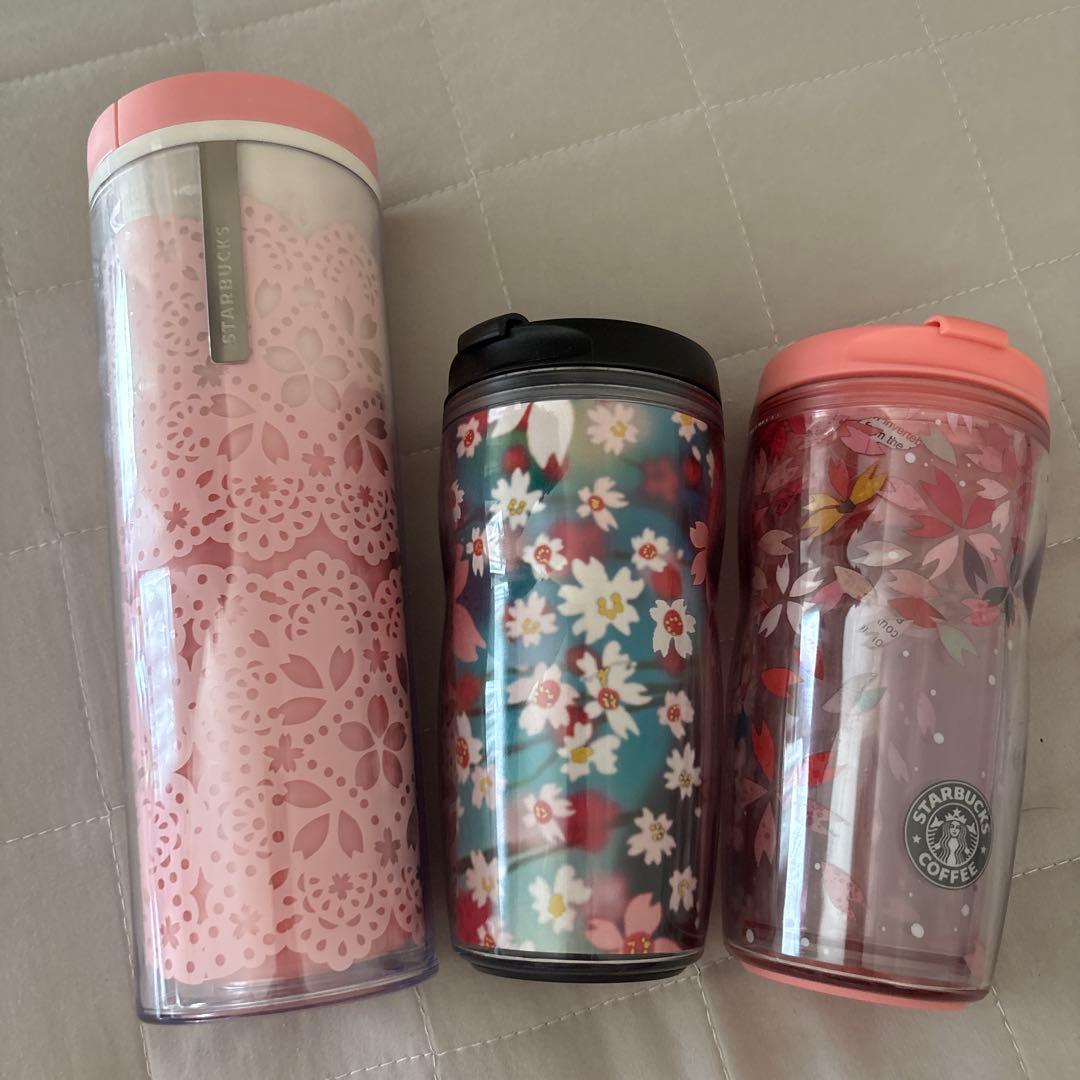 新品未使用★スタバ　桜　タンブラー 3点セット