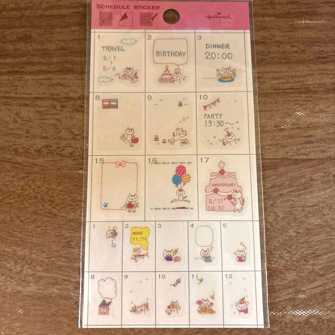 未使用★手帳用シール 11点 まとめ売りの写真7枚目