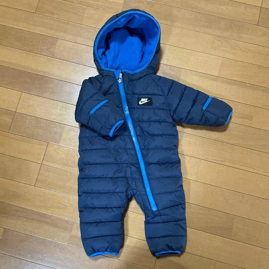 NIKE ナイキ 防寒ロンパース70 75 ダウン ジャンプスーツ ベビーキッズ
