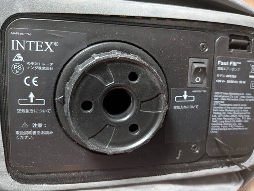 INTEX 電動エアーベッド シングル AP619J 内蔵電動ポンプ・収納バッグ付きの写真3枚目