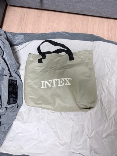 INTEX 電動エアーベッド シングル AP619J 内蔵電動ポンプ・収納バッグ付きの写真5枚目