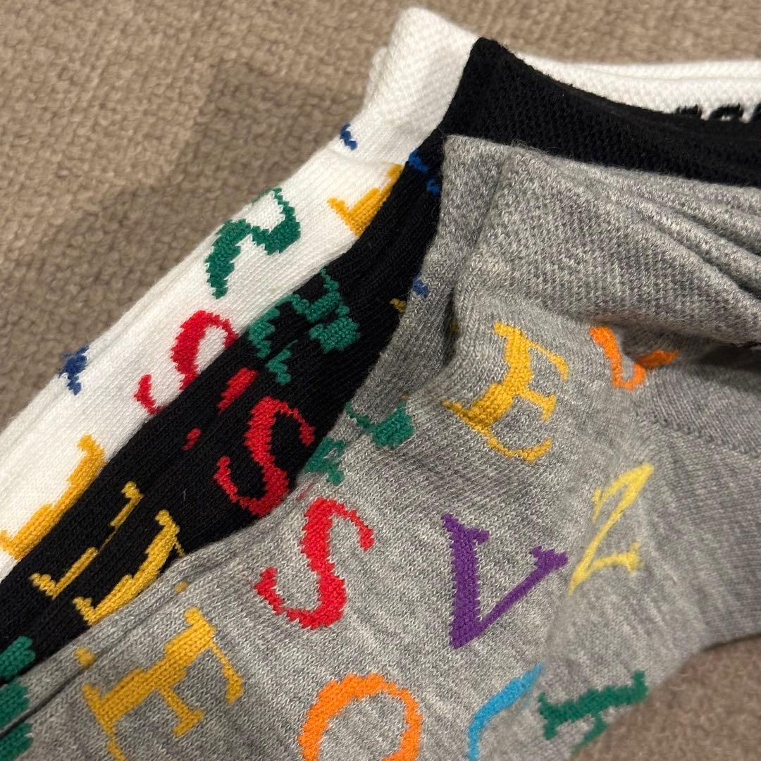★新品★メンズスニーカーソックス　CONVERSE　３足組の写真3枚目