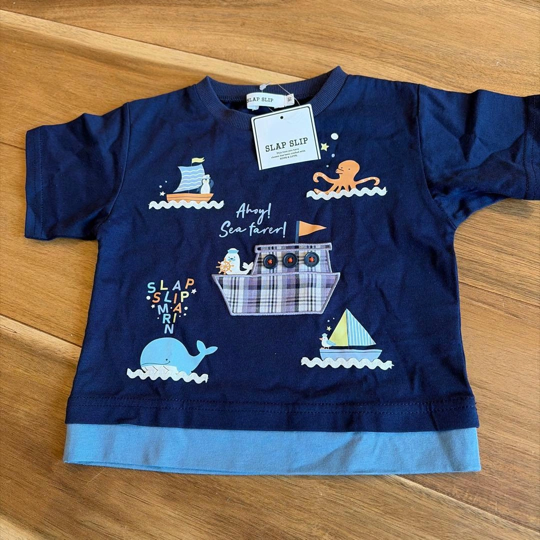 夏物最終値下げ!SLAP SLIP Tシャツ 80cm