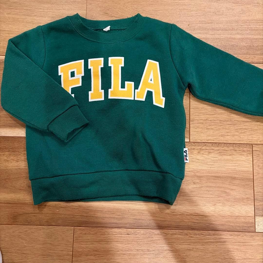 FILA トレーナー 長袖 グリーン