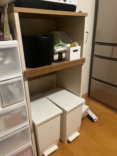 ニトリ　ゴミ箱が入るキッチンラック