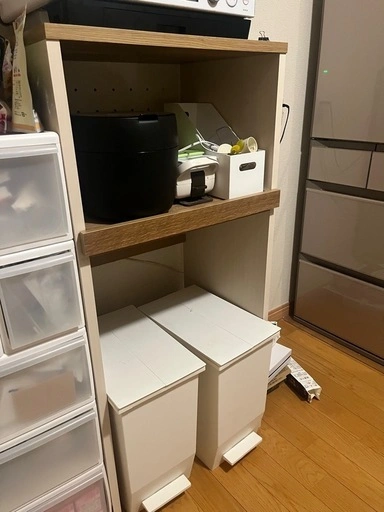 ニトリ ゴミ箱が入るキッチンラック