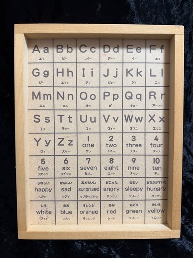 知育ブロック「あいうえお」「アルファベット」「数字」の写真5枚目