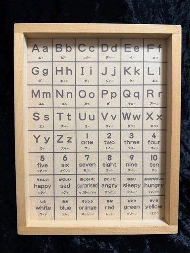 知育ブロック「あいうえお」「アルファベット」「数字」の写真5枚目