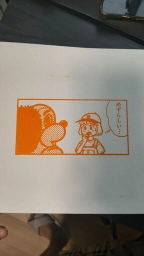 シルクスクリーン手刷りイラストパネル 3点セット インテリア雑貨の写真2枚目